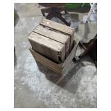 Two wooden crates