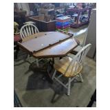 Table and two chairs