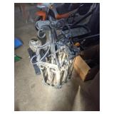 Wrought iron chandelier