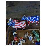 3 patriotic cows