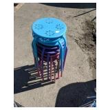9 little stools
Appear to be new