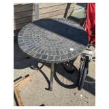 Patio table
No chairs