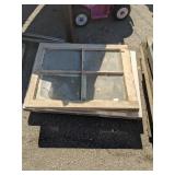 Stack of old windows