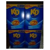 You get 4 family sized boxes of Kraft mac and