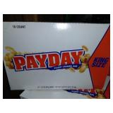 You get 18 king sized payday candy bars