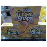 3 boxes of ginger snaps for 1 money.