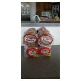 4 loaf PEPPERIDGE FARM BREAD TWO CINNAMON SWIRL