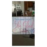 WELCOME TO MY SHE SHED. New Metal Sign