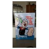 POPEYE GOING STRONG. New Metal Sign
