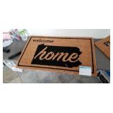 DOOR MAT by TRAFFIC MASTER. 18" X 30" COIR MAT.