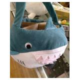 Plush easter basket (shark)