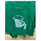 Drink beer shirt size lg.