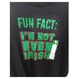 Fun fact shirt size 2x.