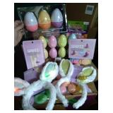 All this easter stuff you can see and a couple