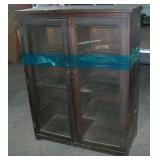 mahogany bookcase