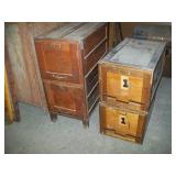 wood file cabinets