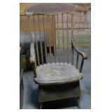 antique potty chair