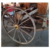 Horse drawn Tiger planter made in Beaver Dam