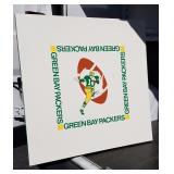 Vintage Green Bay Packers card table 