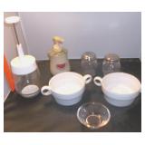 Kitchenware- Gemco Chopper, Stoneware, Shakers