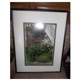 Framed Margaret Stearn Signed Photo Art