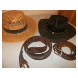 Mens Sun Hats & Belts