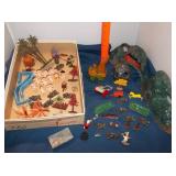 Vtg Mini Figures, Aquarium Decor, Trolls