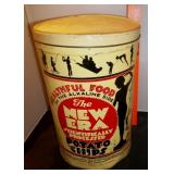 Vtg New Era Potato Chips Tin