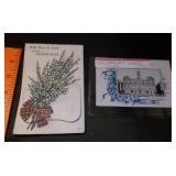 1897 Brussels World Expo card & Edinburgh Postcard