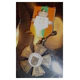 Vtg Medal w/ Royal Crown