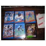 5 Donruss Baseball &1 NFL Cards