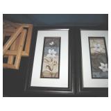 Wall Art & 5 Small Wooden Frames