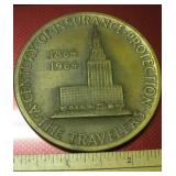 1964 Insurance Anniv. Medallion & Dish