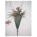 Large Glass Vase Floral Wall Art