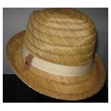Like new! -Cov-ver Woven Natural Fiber Fedora Hat
