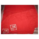 Large Vtg Boy Scout Red Scarf