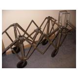 Vtg Funeral Church Bearer & Casket Brackets
