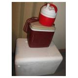 Igloo Jug, Styrofoam & Tagalong Coolers