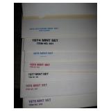 1972- 1979 US Commemorative Mint Stamp Books
