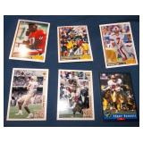 6 NFL Trading Cards