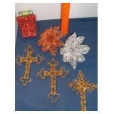 Glitter Christmas Decor & Crosses