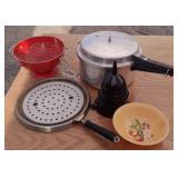 Strainer, Funnels, Pressure Cooker+