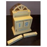 Desk Top Perpetual Calendar