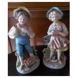 Vtg Homco Farm Children Figurines