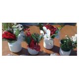 4 New Christmas Dried Flower Sets