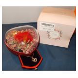 Heart with Dried Flower Gift Box