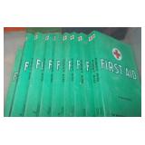 (10) 1972 Red Cross First Aid Textbooks