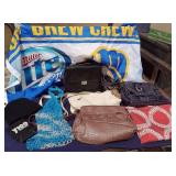 Miller Lite Brew Crew Flag, Purses, Totes