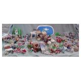 Huge Lot of Retro Mini Christmas Ornaments