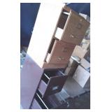 Metal & Wooden 2 Drawer File Cabinets